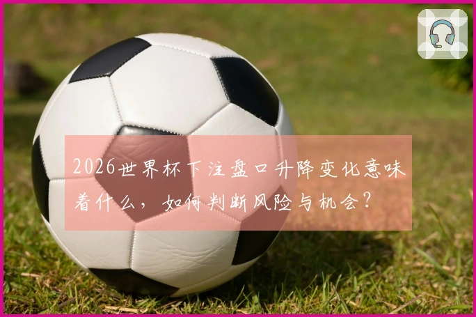2026世界杯下注盘口升降变化意味着什么，如何判断风险与机会？